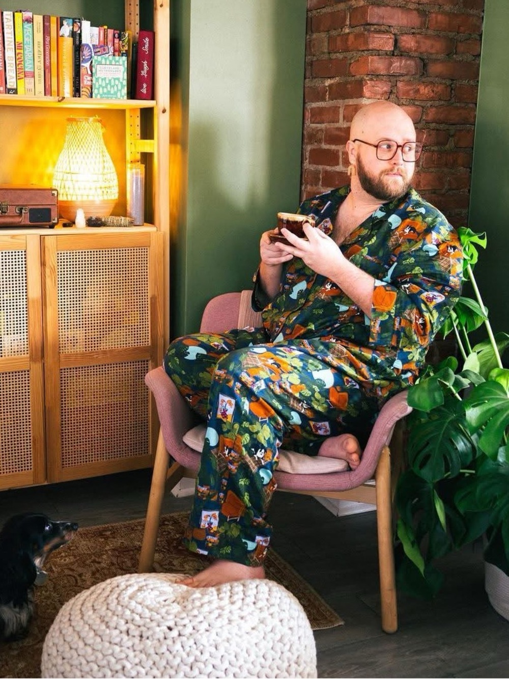 Lucy and Yak Dreamer pyjamas/pajamas Happy Place print